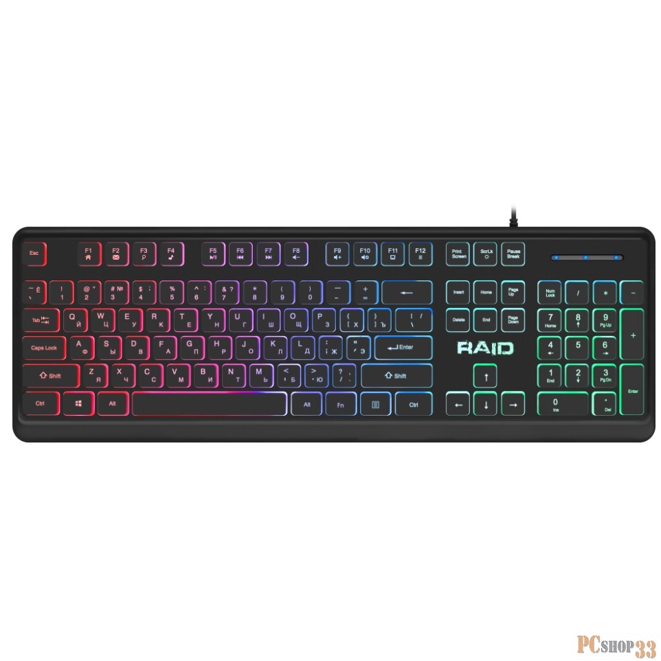 Клавиатура USB RAID GK-778DL RU 45778 DEFENDER