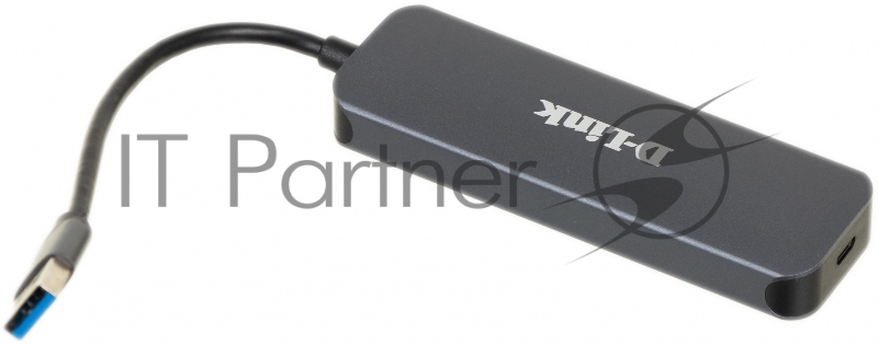 Разветвитель USB 3.0 D-Link DUB-1341 4порт. черный (DUB-1341/C2A)
