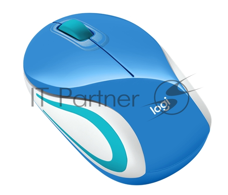 Мышь Logitech Wireless Mini Mouse M187, Blue