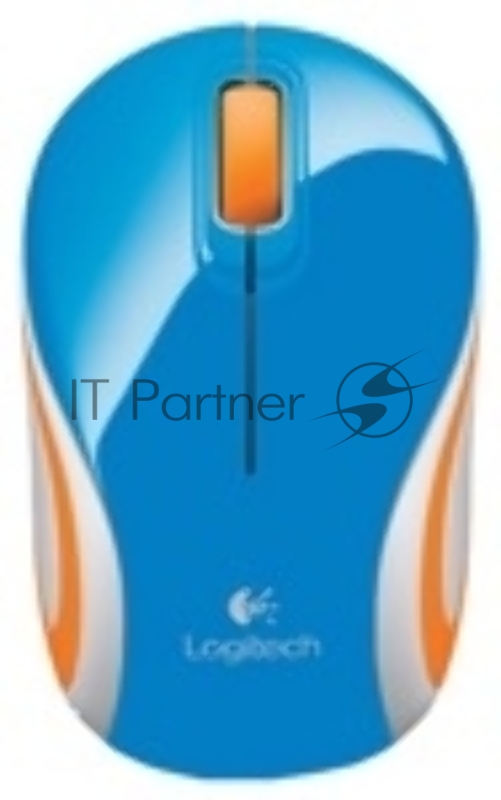 Мышь Logitech Wireless Mini Mouse M187, Blue