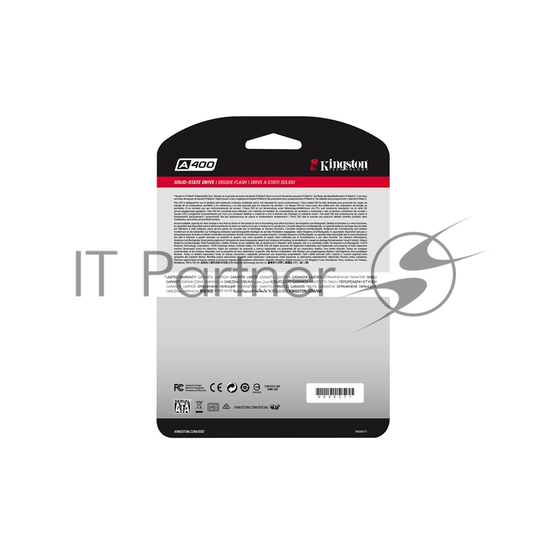 SSD накопитель Kingston SATA III 480Gb SA400S37/480G A400 2.5