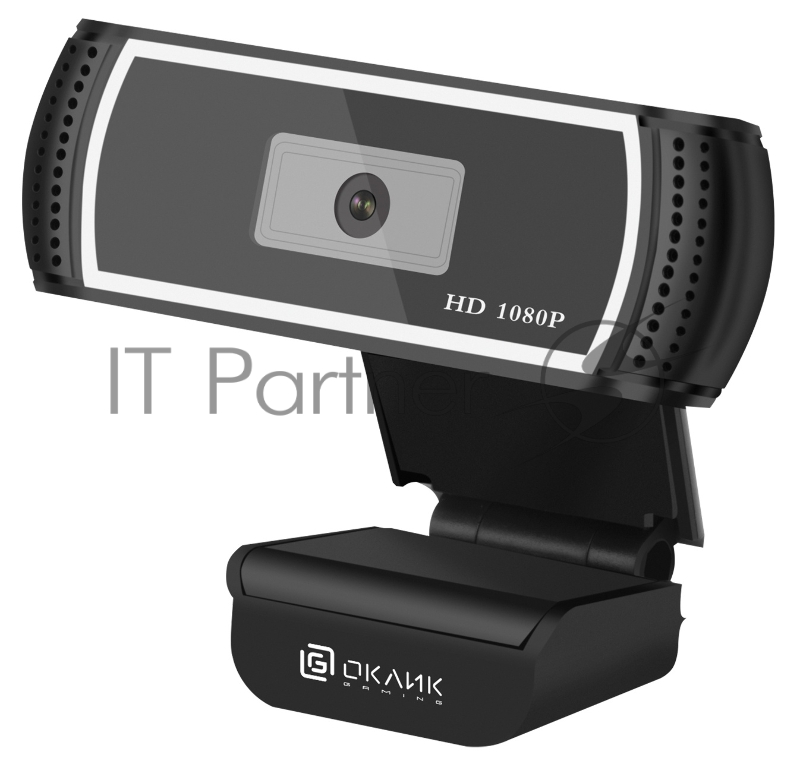 Камера Web Оклик OK-C013FH черный 2Mpix (1920x1080) USB2.0 с микрофоном