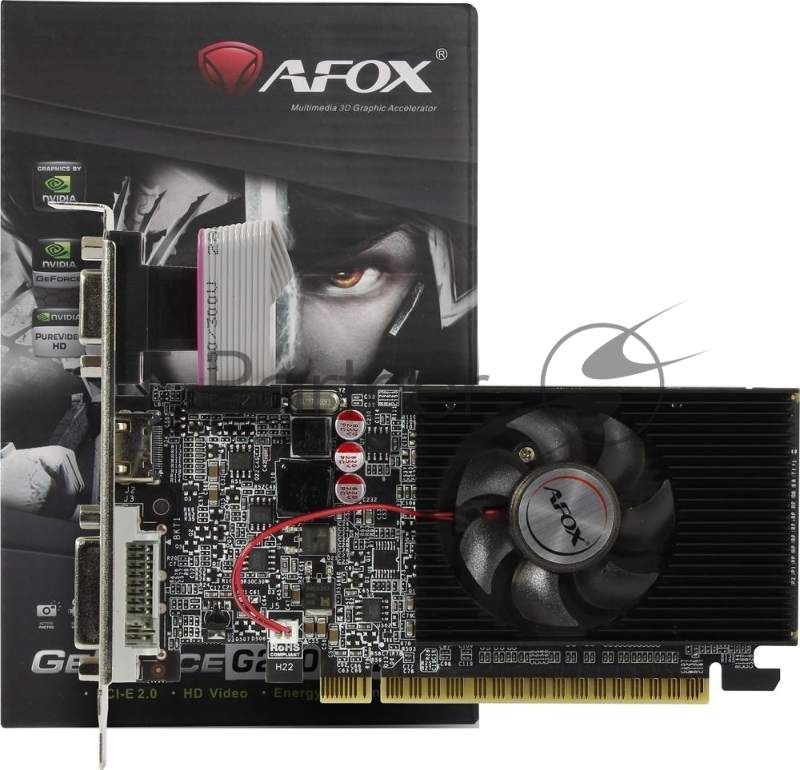 Видеокарта AFOX G210 0.5GB GDDR3 64bit VGA DVI HDMI RTL (780315) {50}