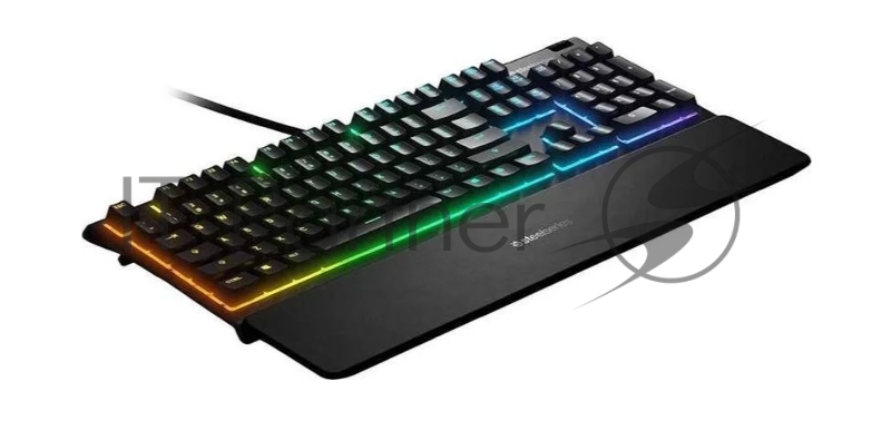 Игровая клавиатура Steelseries Apex 3 (SteelSeries Whisper-Quiet Swithes, RGB подсветка, IP32, USB)