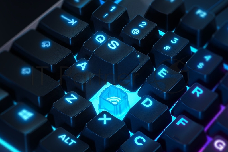 Игровая клавиатура Steelseries Apex 3 (SteelSeries Whisper-Quiet Swithes, RGB подсветка, IP32, USB)