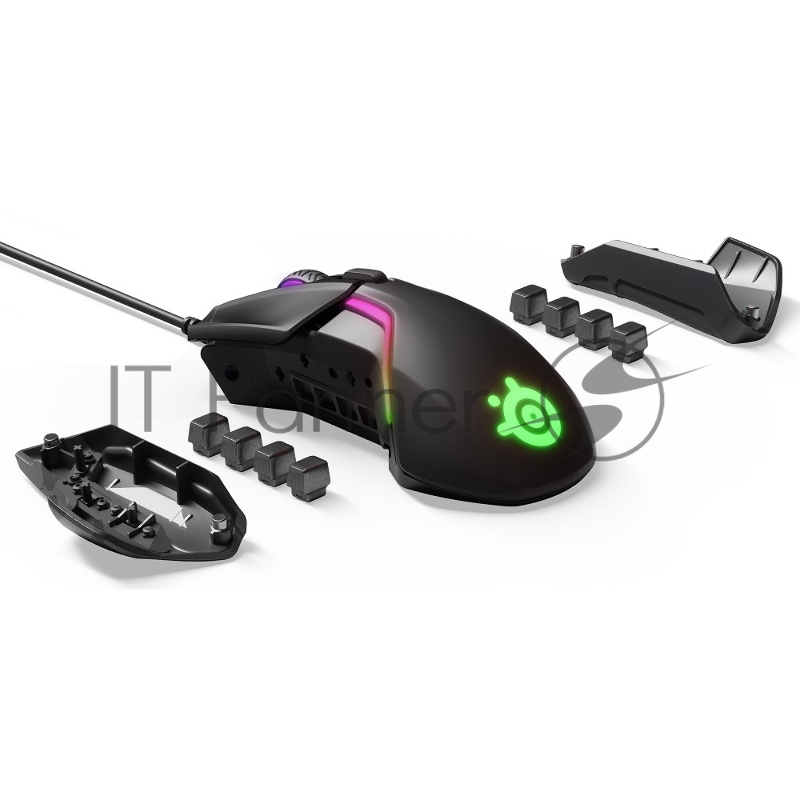 Игровая мышь SteelSeries Rival 600 черная (7 кнопок, TrueMove3+, 12000 dpi, RGB подсветка, USB)