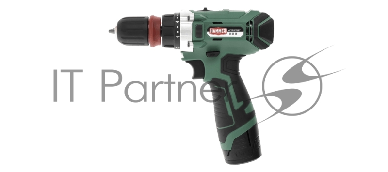 Дрель Аккум. Hammer ACD122QC 12В 2x2Ач LiION 10мм 0-350/0-1400об/мин 28Нм