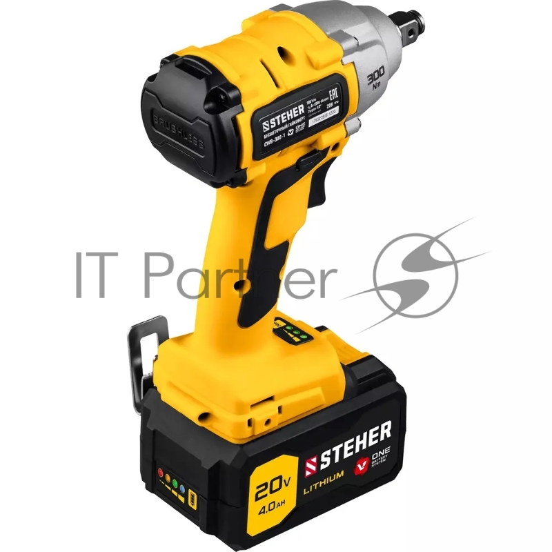 STEHER 20В бесщёточный гайковерт, без АКБ, в коробке. CWB-300