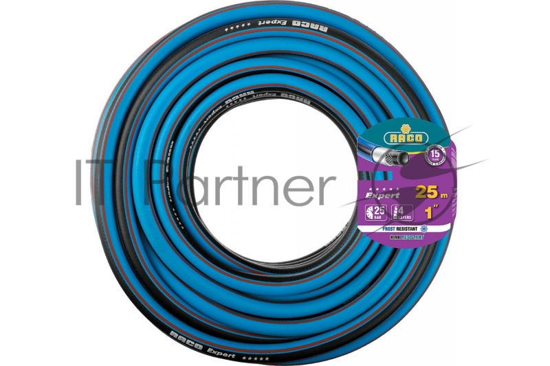 Шланг RACO EXPERT 1, 25 м, 25 атм, четырёхслойный поливочный, армированный