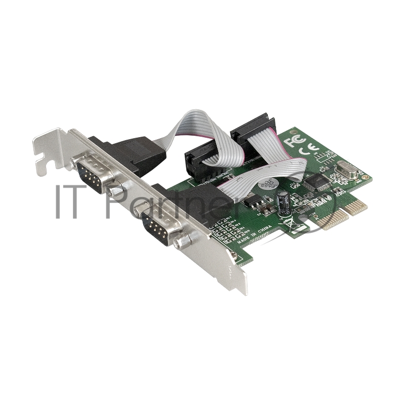 Контроллер ExeGate EXE-307 PCI-E, 2*COM port (OEM)