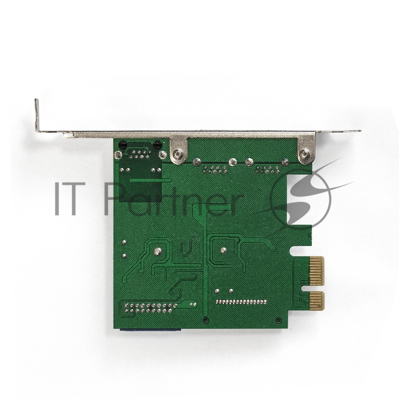 Контроллер ExeGate EX290278RUS EXE-362 PCI-E 2.0, 2*USB3.0 ext + 1*USB3.0 int + LAN UTP 1000Mbps, разъем доп.питания (OEM)