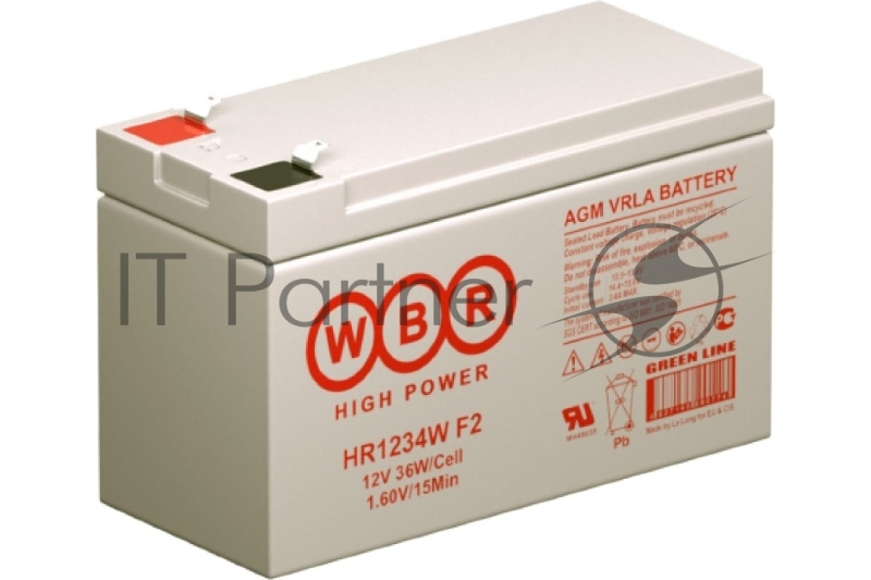 Батарея WBR 12V 9Ah HR1234W