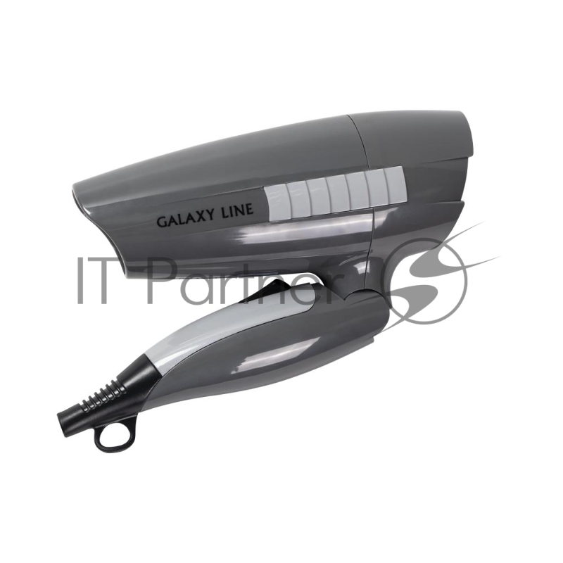 Фен Galaxy LINE GL4337, серый(24шт) Фен для волос мощность 1200 Вт,2 скорости потока воздуха, складная ручка, подвесная петля, длина шнура питания 170 см, 220-240 В , 50 Гц