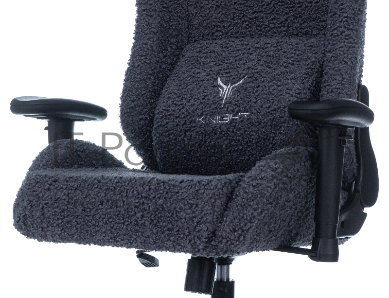 Кресло игровое Knight T1 синий экомех с подголов. крестовина металл