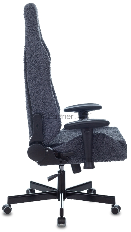 Кресло игровое Knight T1 синий экомех с подголов. крестовина металл