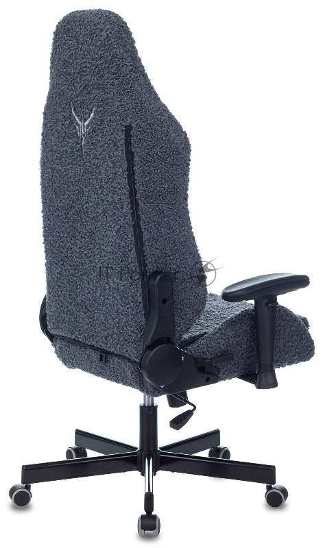 Кресло игровое Knight T1 синий экомех с подголов. крестовина металл