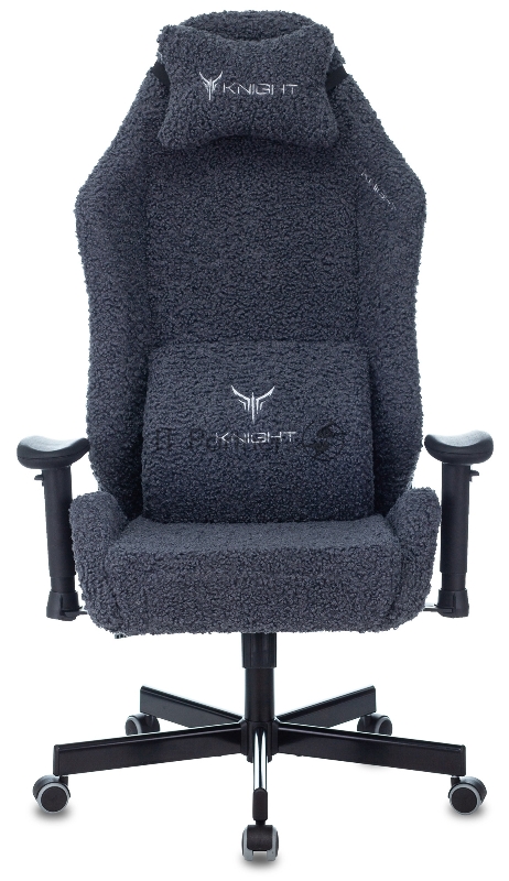Кресло игровое Knight T1 синий экомех с подголов. крестовина металл