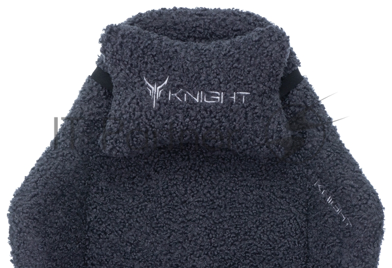 Кресло игровое Knight T1 синий экомех с подголов. крестовина металл