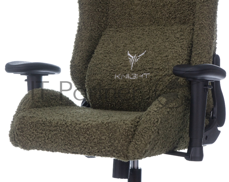 Кресло игровое Knight T1 хаки экомех с подголов. крестовина металл