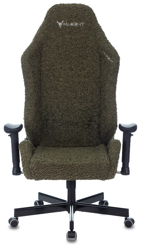 Кресло игровое Knight T1 хаки экомех с подголов. крестовина металл