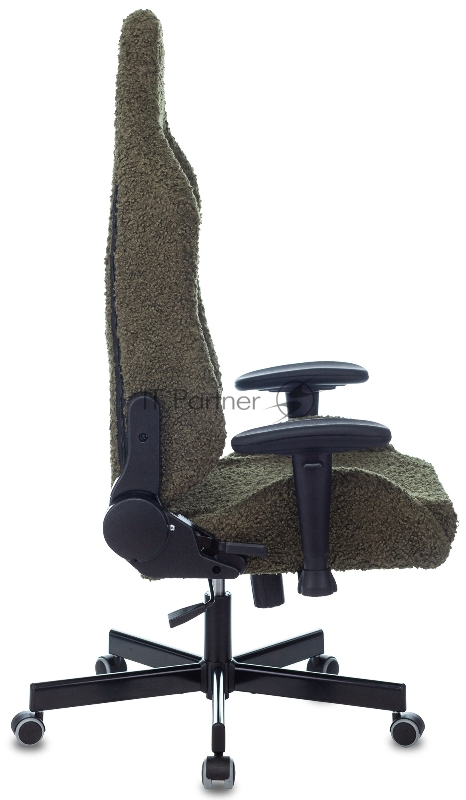 Кресло игровое Knight T1 хаки экомех с подголов. крестовина металл