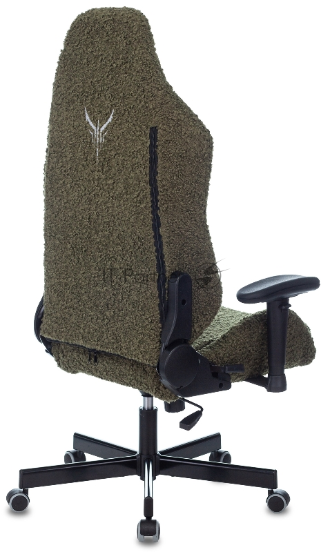 Кресло игровое Knight T1 хаки экомех с подголов. крестовина металл