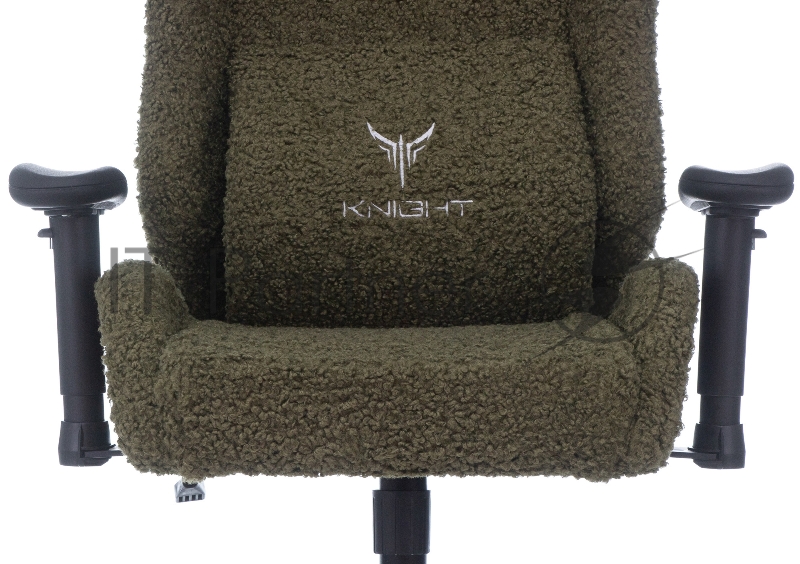 Кресло игровое Knight T1 хаки экомех с подголов. крестовина металл