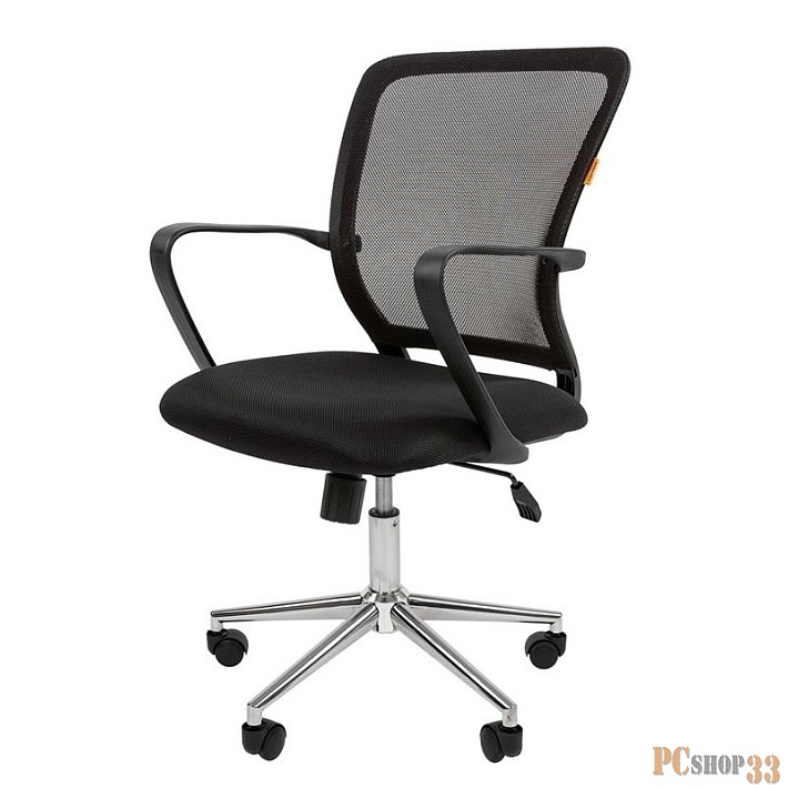 Офисное кресло Chairman 698 Россия TW-01 черный хром new