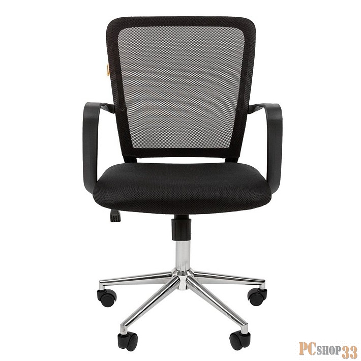 Офисное кресло Chairman 698 Россия TW-01 черный хром new