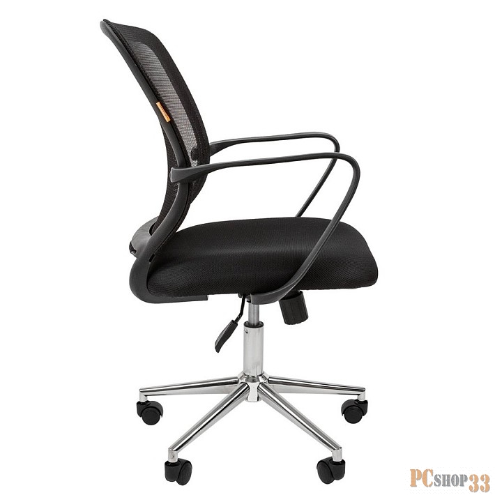 Офисное кресло Chairman 698 Россия TW-01 черный хром new