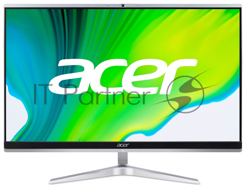 Моноблок Acer Aspire C24-1651 23.8 Full HD Touch i7 1165G7 (2.8) 8Gb 1Tb SSD512Gb MX450 CR Endless GbitEth WiFi BT 135W клавиатура мышь Cam серебристый 1920x1080