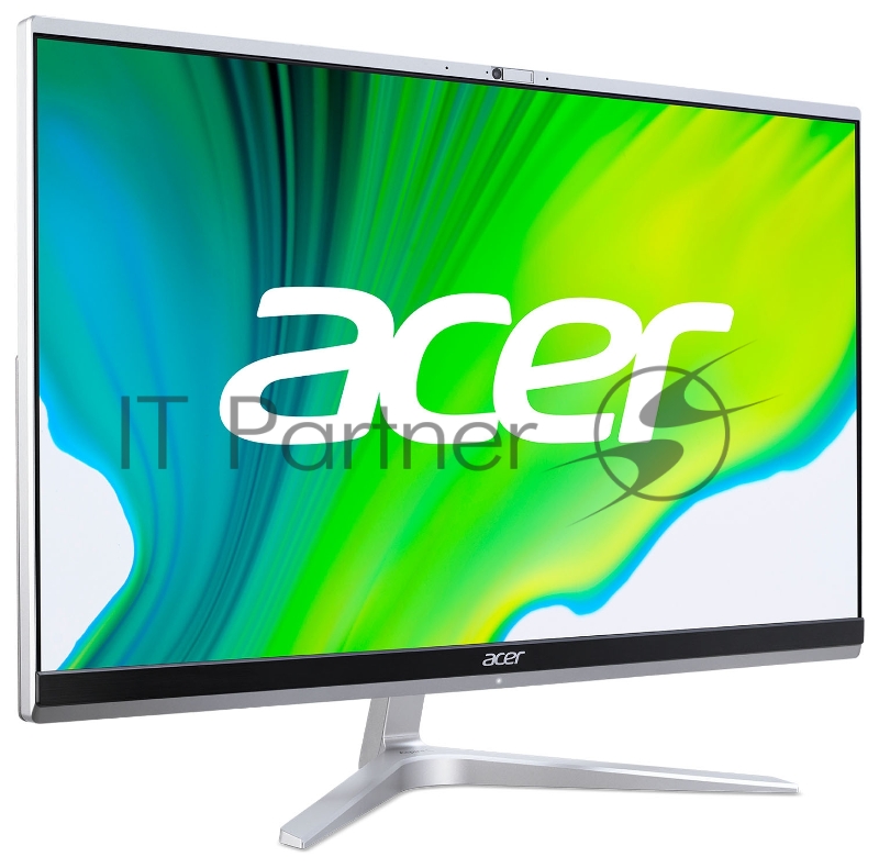 Моноблок Acer Aspire C24-1651 23.8 Full HD Touch i7 1165G7 (2.8) 8Gb 1Tb SSD512Gb MX450 CR Endless GbitEth WiFi BT 135W клавиатура мышь Cam серебристый 1920x1080