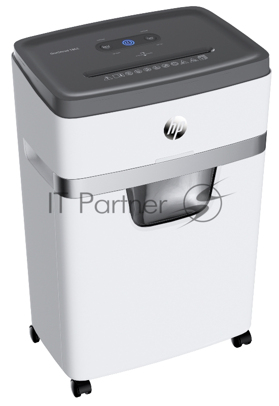 Шредер HP OneShred 18CC С-4 перекрестный 18лист. 18лтр. скрепки скобы пл.карты