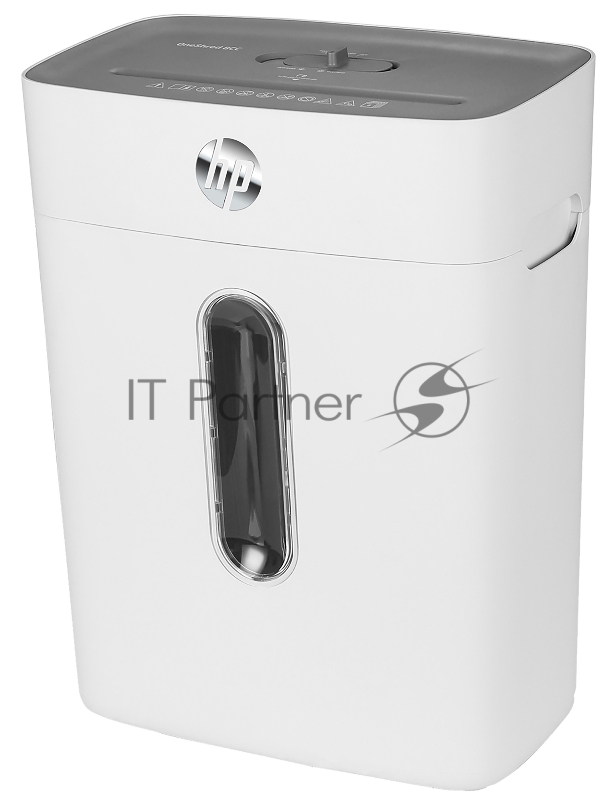 Шредер HP OneShred 8CC (секр.P-4) перекрестный 8лист. 15лтр. скрепки скобы пл.карты