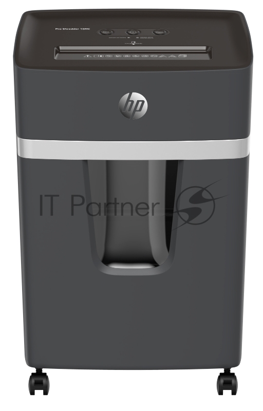 Шредер HP Pro 10MC (секр.P-5) перекрестный 10лист. 10лтр. скрепки скобы пл.карты