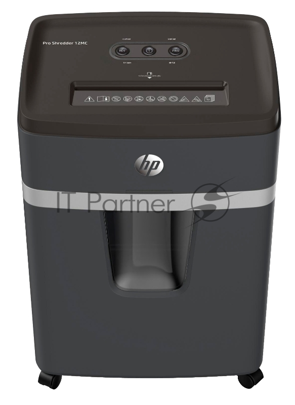 Шредер HP Pro 12MC (секр.P-5) перекрестный 12лист. 12лтр. скрепки скобы пл.карты
