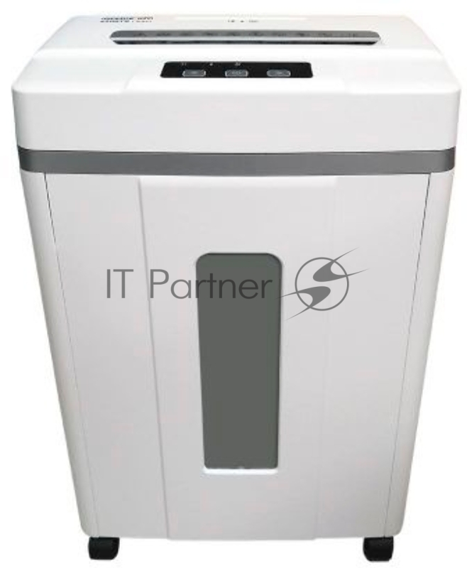 Шредер Office Kit S200TSCD 0,8x2 белый (секр.P-7) фрагменты 6лист. 25лтр. скобы пл.карты CD