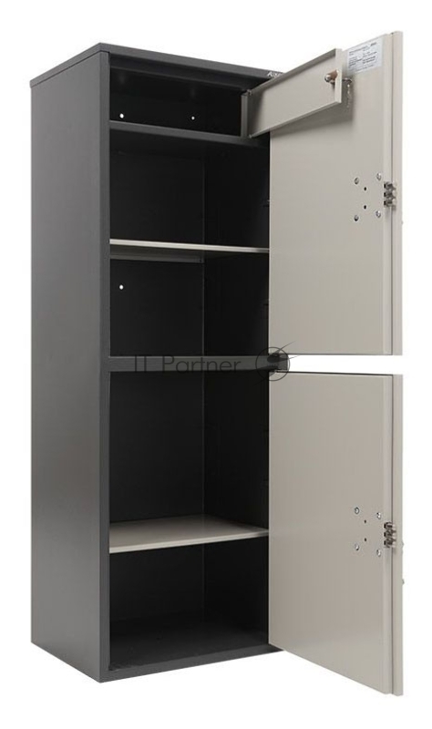 Шкаф бухгалтерский Aiko SL 125/2Т 1252x460x340мм 2 ключевых трейзер