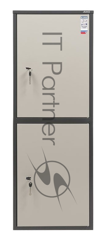 Шкаф бухгалтерский Aiko SL 125/2Т 1252x460x340мм 2 ключевых трейзер