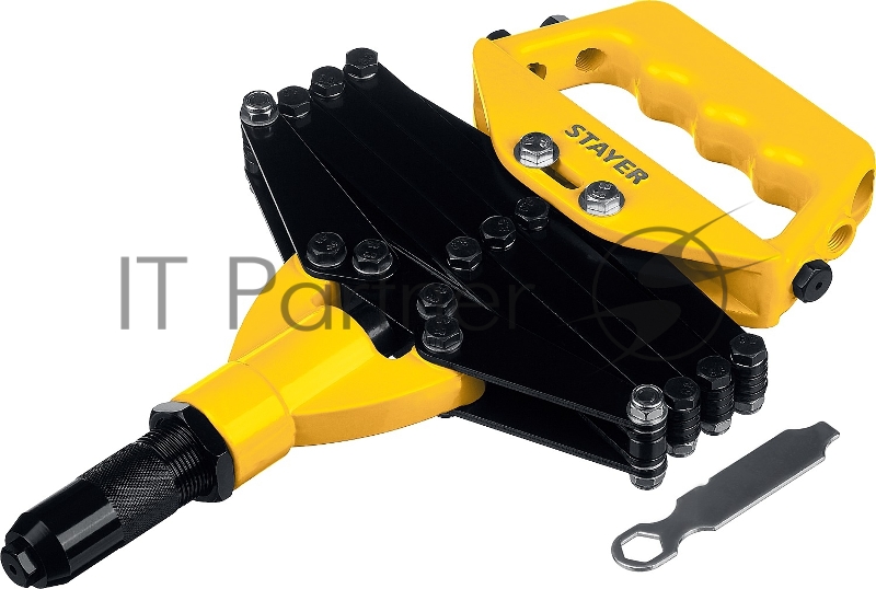Заклепочник рычажно-складной, STAYER RX-900 POWER-Pro 3115, для заклёпок 3.2-6.4 мм из алюминия, стали, нерж стали, литой корпус, Professional
