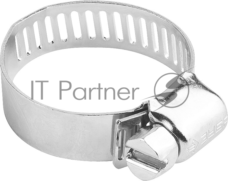 Хомуты оцинкованные, просечная лента 12.7 мм, 29-47 мм, 100 шт, ЗУБР