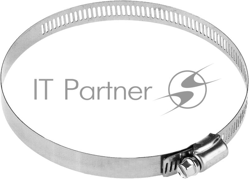 Хомуты, нерж. сталь, просечная лента 12.7 мм, 105-127 мм, 50 шт, ЗУБР Профессионал