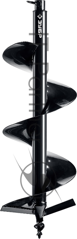 Шнек для мотобуров, грунт, d=250 мм, однозаходный, ЗУБР