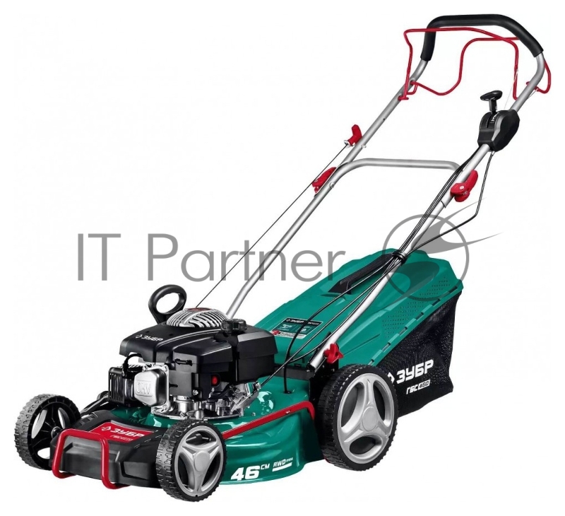 Газонокосилка ЗУБР 460 мм 4.5 л.с. самоходная бензиновая