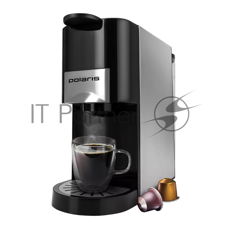 Кофеварка Polaris PCM 2020 3-in-1, (POLARIS) , Черный/ Нержавеющая сталь