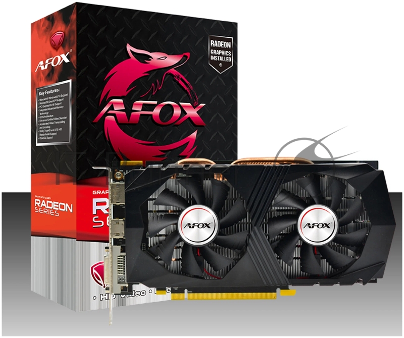Видеокарта AFOX R9 370 ATX Dual Fan 4GB GDDR5 256bit DVI HDMI DP (784009) {20}