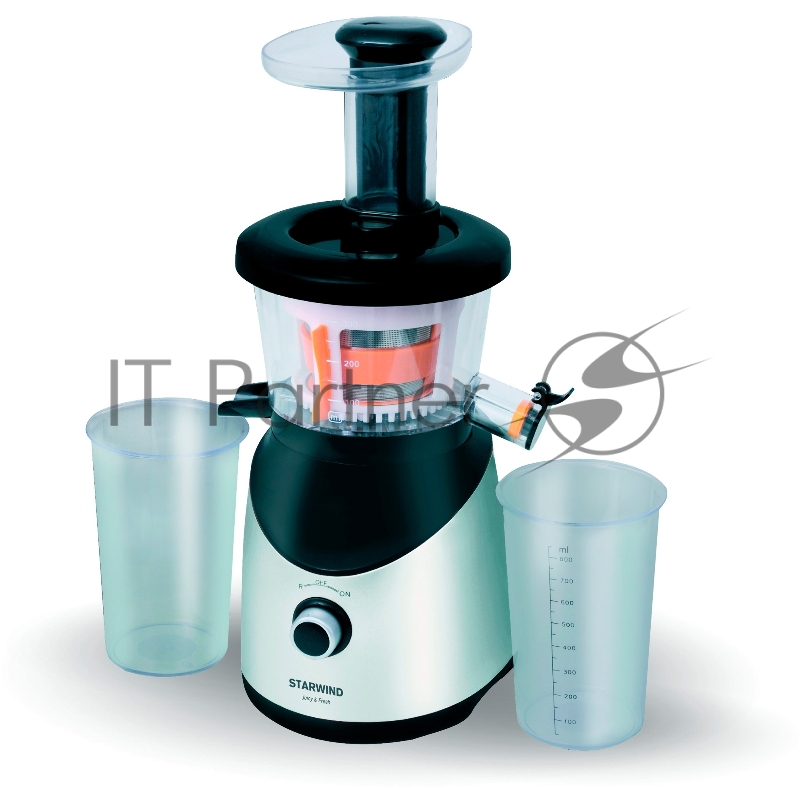 Соковыжималка шнековая Starwind SJ3212 200Вт рез.сок.:800мл. белый