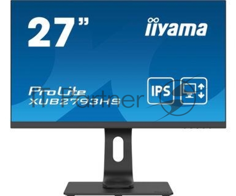 Монитор Iiyama 27 ProLite XUB2793HS-B4 черный IPS LED 4ms 16:9 HDMI M/M матовая HAS Pivot 1000:1 300cd 178гр/178гр 1920x1080 D-Sub DisplayPort FHD USB 6.7кг