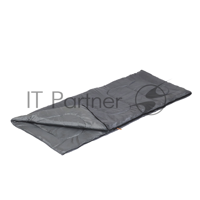 Спальный мешок-одеяло СЛЕДОПЫТ - Pioneer, 180х73 см., до +10С, 1,5 х слойный, цв.темно-серый/8/