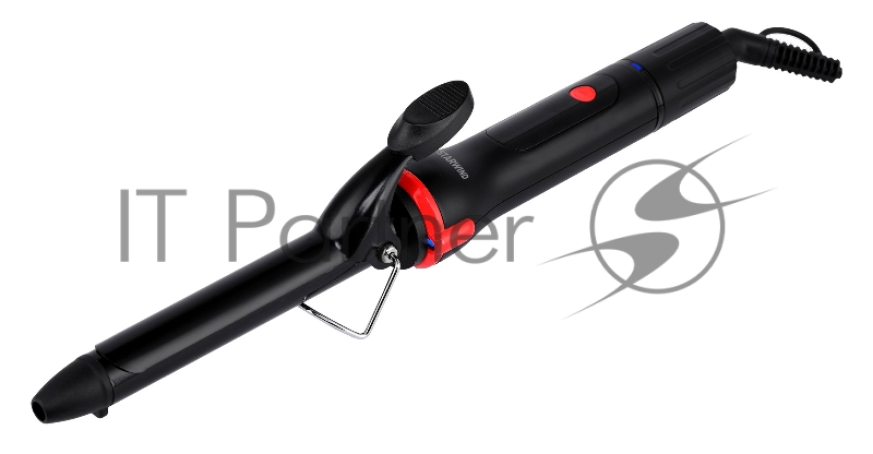 Щипцы Starwind SHS 7044 25Вт макс.темп.:200С покрытие:керамическое черный/красный